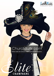 Elite Champagne Fall/Winter Women Church Suits